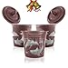 Keurig Filter- Universal Reusable / Refillable K Cups / Pods for Coffee and Tea  - Eco Friendly and Refillable - Set of 3 Stainless Steel Micromesh Pods