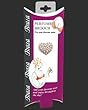 BRAZA S5801 Perfume Brooch Puffed Heart Color Rose