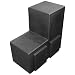 Forte 8002164 U-Link Merchandiser, 12" Length x 24" Width x 24" Height, Black (Case of 2)