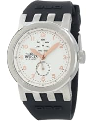 Invicta Womens 10399 DNA Light Silver Dial Black Silicone Watch