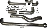 MBRP S8008409 SMOKERS T409 Stainless Steel Down Pipe Back Dual Side Exhaust System