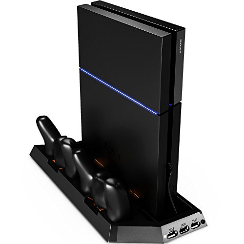 Ortz® PS4 Vertical Stand Cooler  Fan + FREE 