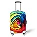 HUGSIDEA Floral Print Travel Luggage Protective Covers for 18 - 30 Inch Suitcase