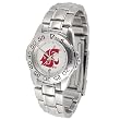 Washington State Cougars NCAA "Sport" Ladies Watch (Metal Band)