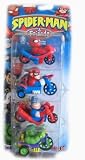 Marvel Spider-Man & Friends Bikes & Trikes with Spider-man, Spider-Girl, Captain America, & Hulk Vehicles