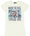 Junk Food Where the Wild Things Are Juniors Riding Max Eggshell T-shirt Tee