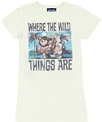 Junk Food Where the Wild Things Are Juniors Riding Max Eggshell T-shirt Tee