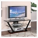 Media-Home Entertainment 48" TV Stand in Matte Black