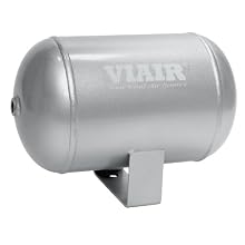 Viair 91014 1 Gallon 4-Port Air Reservoir Tank with 1/4" NPT