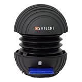 Satechi SD Mini Portable Pocket Speaker Mp3 Player SD Card Reader for iPhone 4 iPod Touch 4G SanDisk Sansa Clip Plus BlackBerry HTC EVO DROID Samsung Wave Galaxy S Personal Computers portable speaker 7 times
