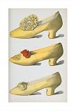 Ladies' Fancy Dress Shoes in Yellow and Straw, 1900 by T. Watson Greig poster print,17.7 in. x 26 in