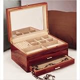 Reed & Barton 2 Drawer Rosewood Jewelry Chest 8010000903