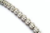 Image of 18ct White Gold Ladies 2.25ct Diamond Line Bracelet