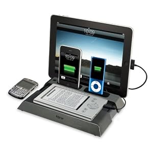 iHome IB969G Charging Station for iPad, iPod, iPhone, BlackBerrys and eReaders