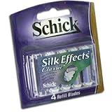 Schick Silk Effects Classic Refill Cartridges (Pack of 4)