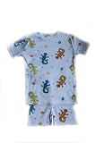 New Jammies Organic Cotton Snuggly PJ's Short Set Geckos Galore, 12 Months