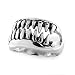 Sterling Teeth - Jaws of Death Ring - Sizes 6 to 10