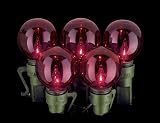 Review GKI/Bethlehem Lighting  / Set of 35 Red G25 Christmas Lights With Green Wire #723407