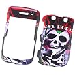RIM BlackBerry Bold 9700 9780 / Onyx 9020 (AT&T and T-Mobile) Rubberized Snap-On Protector Hard Case Image Cover "Love Hurts" Design
