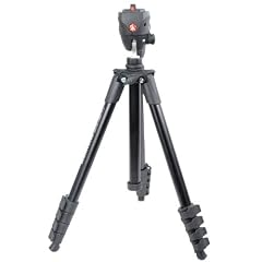 Manfrotto MKC3-H01 Compact Foto-Video Kit (Stativ + Hybrid-Kopf) schwarz