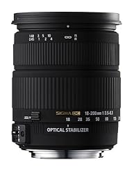Sigma 18-200mm f/3.5-6.3 DC AF OS (Optical Stabilizer) Zoom Lens for Canon Digital SLR Cameras