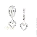 STUDIO 925: *DANCING HEARTS STERLING SILVER EARRINGS*