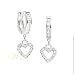STUDIO 925: *DANCING HEARTS STERLING SILVER EARRINGS*