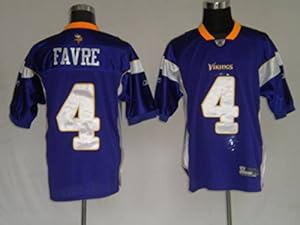 Vikings #4 Brett Favre Purple Stitched Football Game Jersey