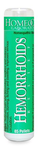 Homeocare Labs Hemorrhoids Relief, 85-Count Tubes Pack of 2.