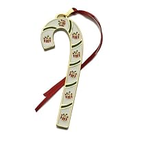 Wallace 2008 Gold Plated Candy Cane - 28th Edition Ornament