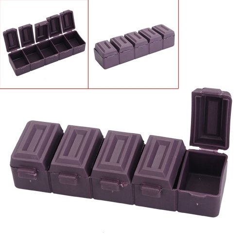 Brownylife Shop Portable Chocolate Shaped Storage Box with Five