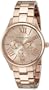 Stuhrling Original Symphony Regent Lady Majestic Women's Quartz Watch with Rose Gold Dial Analogue Display and Rose Gold Plated Stainless Steel Bracelet 391L.04