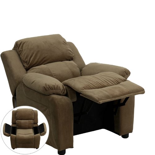 Deluxe Heavily Padded Contemporary Microfiber Kids Recliner Reviews