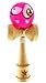 Super Kendama With Big Pink Face Ball And Extra String