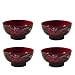 4 piece Lacquer Soup Bowl 4 1/2" diameter