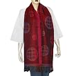 Rectangular Wool Scarf Women Winter Clothes Handmade 27 x 72 inches