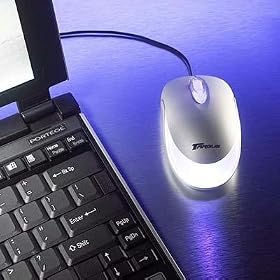 Click here to buy Targus Mini Kaleidoscope Optical Retractable Mouse (AMU0503US) by Targus.