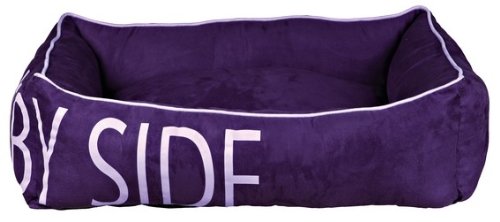 Hundebett Side by Side, 95 × 80 cm, braun