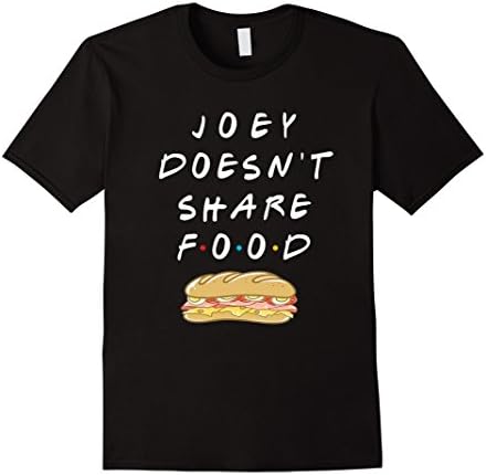 Men's Joey Doesn't Share Food 2XL Black