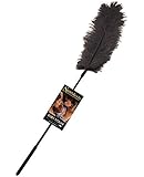 Body Tickler Ostrich Feather - Black by Sportsheets International Inc