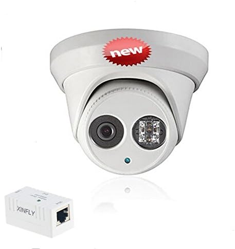New DS-2CD2335-I Replace DS-2CD2332-I 3mp 30m IR EXIR Turret Network Dome Security Poe Ip camera H.265 2.8mm Lens Attach a XINFLY Poe Injector