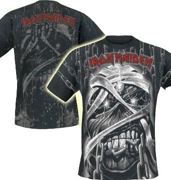 Official IRON MAIDEN T Shirt Giant MUMMY Rebellion M