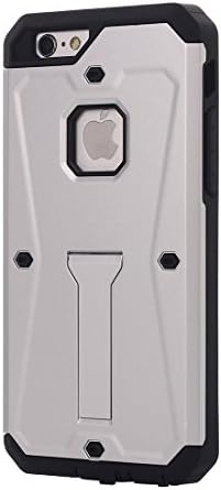 For iPhone 6S/6 Case,TRIFORCE LU [Water Resistant] [Rubber Armor] Heavy Duty Air Cushioned Corners Hybrid Dual Layer Armor Defender Full Body Protective Case Cover for Apple iPhone 6S/6 (silver)