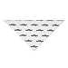 Aria Polyester/Cotton Blend Adopt Dog Bandana, 22-Inch, White
