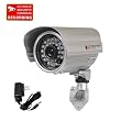 VideoSecu Outdoor Day Night Security Camera Infrared Weatherproof CCTV Home 1/3 CCD 420 TV Lines 28 IR LEDs Wide View Angle Lens with Free Power Supply A71