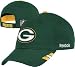 Reebok Green Bay Packers Coach Slouch Adjustable Sideline NFL Cap