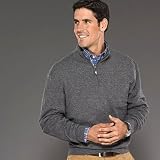 Merino/Cashmere Half Zip Sweater