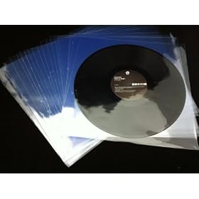 12 Inch Vinyl Record Sleeves Clear (25)