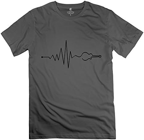 SANDELI Men's Musik Vibe Guitar T-shirt XL DeepHeather