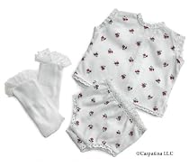 Roses & Lace Dolls Cotton Christmas Underwear & Socks ~ Fits 18" American Girl Dolls